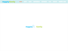 Tablet Screenshot of happilyfamily.com